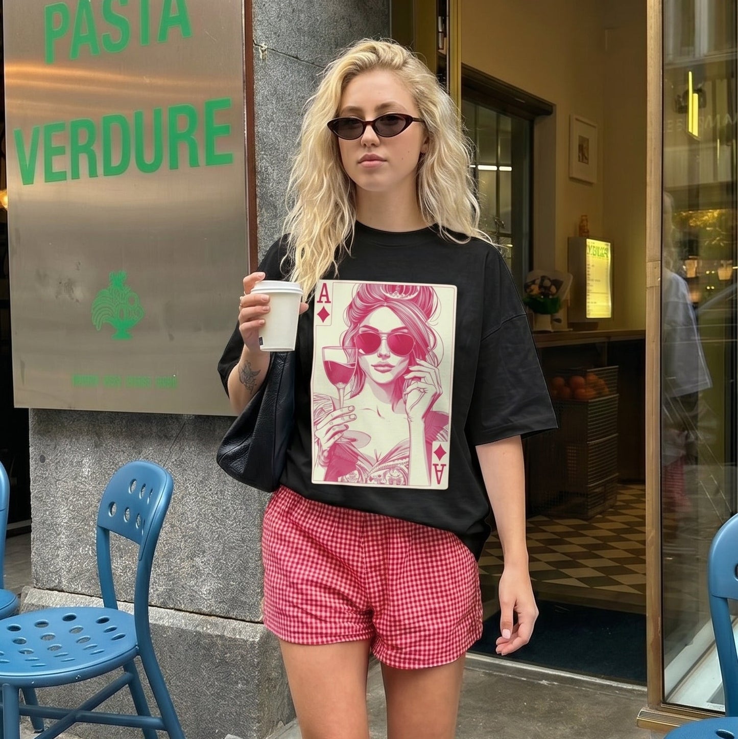 AMMOR PARIS "The Ace Queen" Luxury Graphic Tee – Premium Streetwear