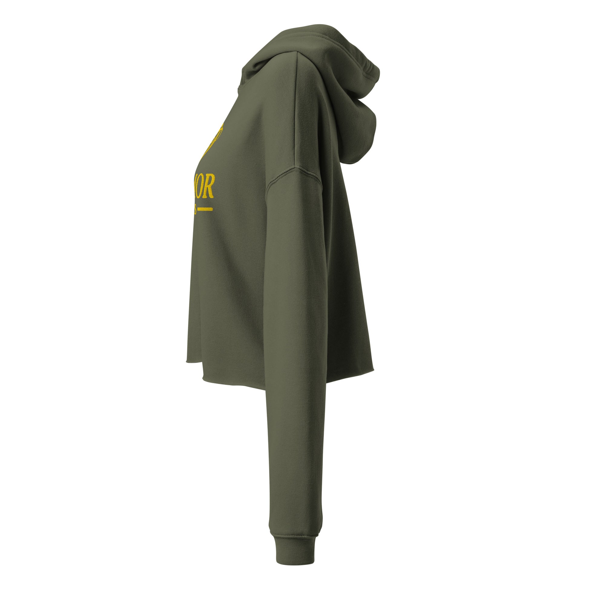 AMMOR PARIS women’s cropped hoodie with gold luxury designer logo, premium high‑end streetwear fashion hoodie modeled for urban minimalist lifestyle apparel, contemporary Paris‑inspired luxury clothing brand piece crafted for elevated modern wardrobe, refined designer streetwear, upscale fashion styling, premium everyday luxury wear and high‑quality contemporary fashion essentials