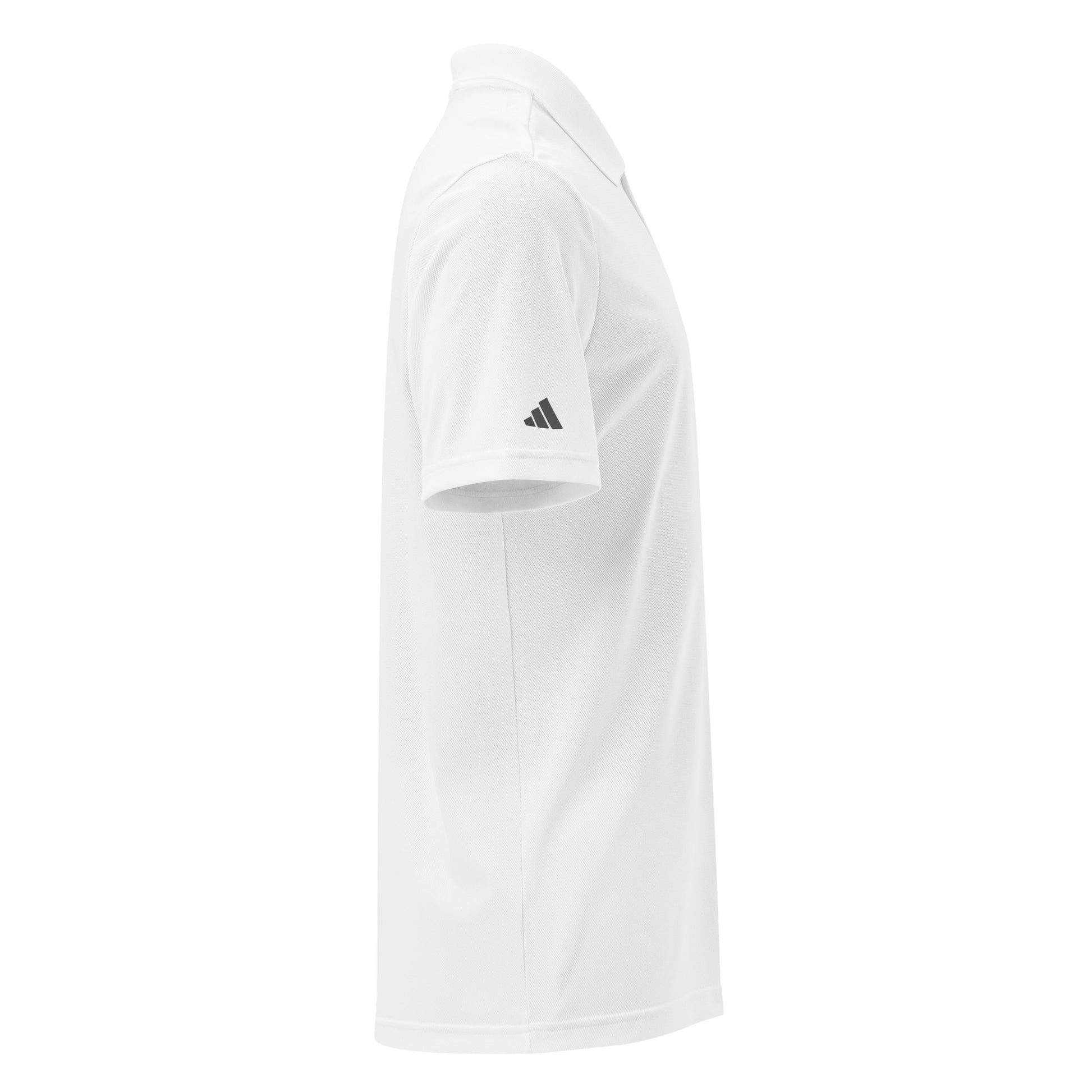 Lifestyle shot of an adidas performance polo featuring AMMOR PARIS embroidery, highlighting the modern fit, premium fabric texture, and refined street‑lux branding.