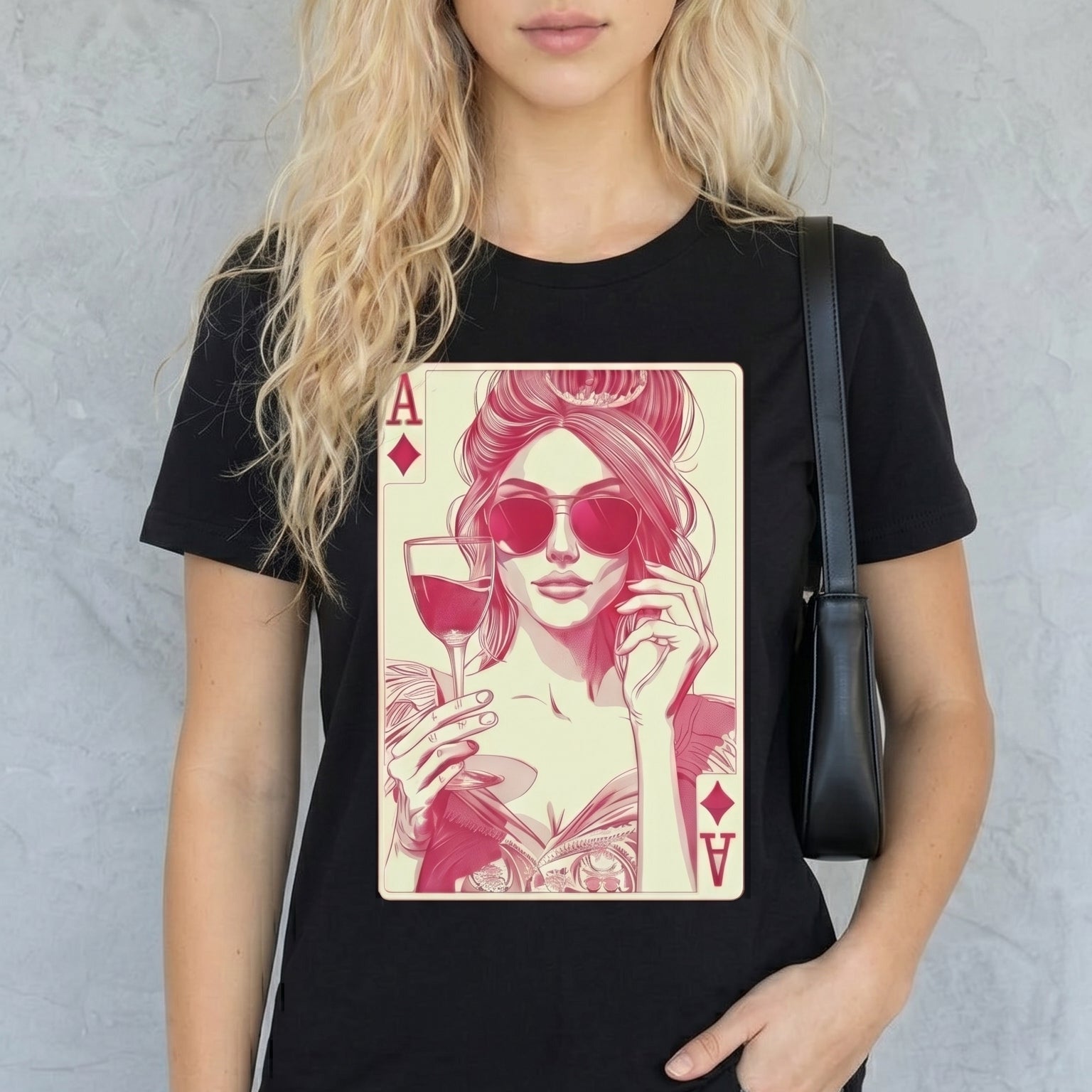 AMMOR PARIS "The Ace Queen" Luxury Graphic Tee – Premium Streetwear